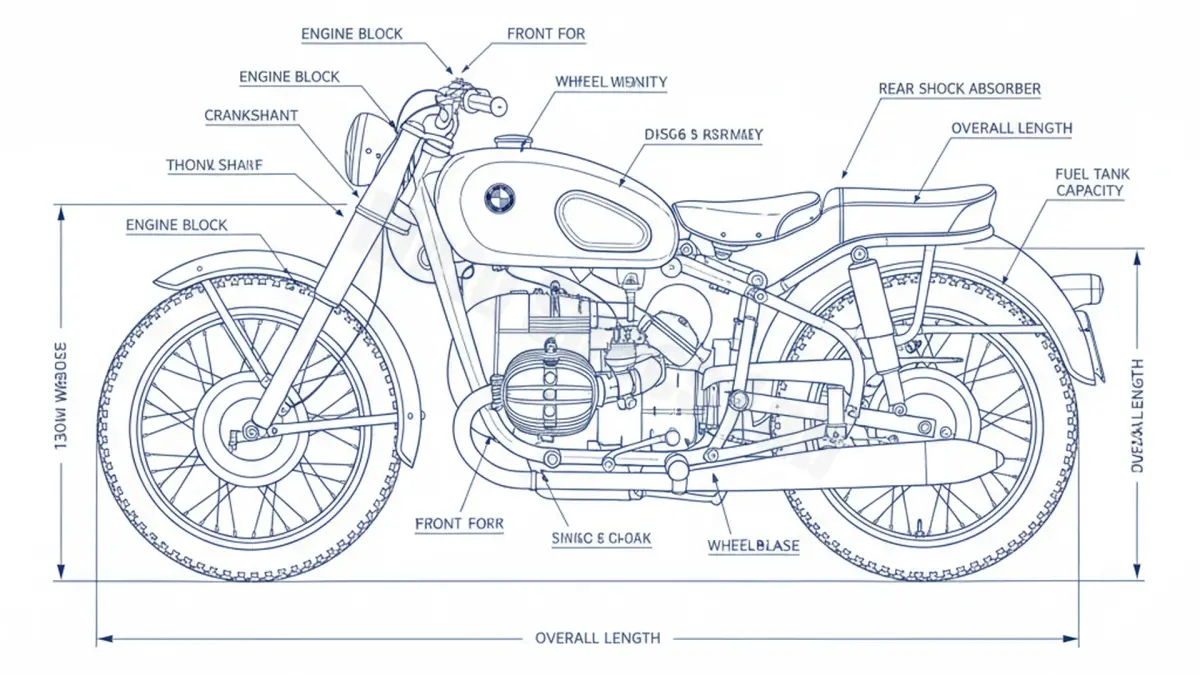 BMW R 26 - 224/5 Tire Pressure, Oil Type & Fluid Specs specs