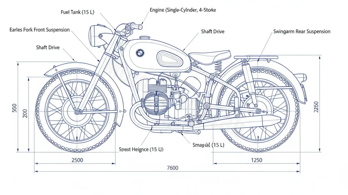BMW R 27 - R27 (1960–1966) Factory Oil & Tire Pressure Data