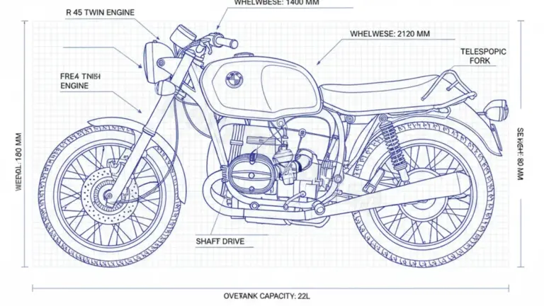 BMW R 45 – 0354 (1978 – 1985) Factory Oil & Tire Pressure Data