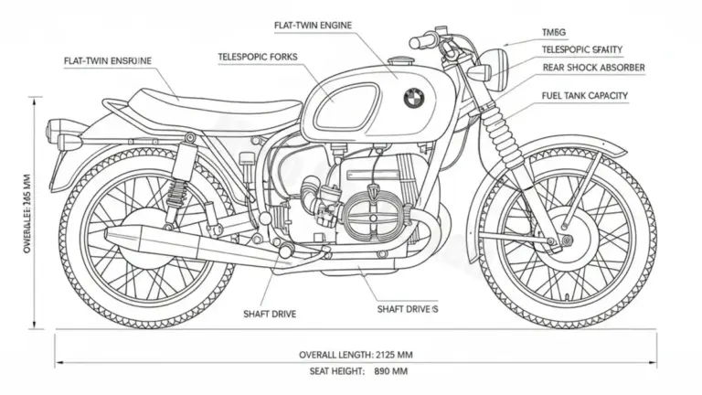 BMW R 50/5 – 0240 Specs: Engine Oil, Gap & Tire PSI
