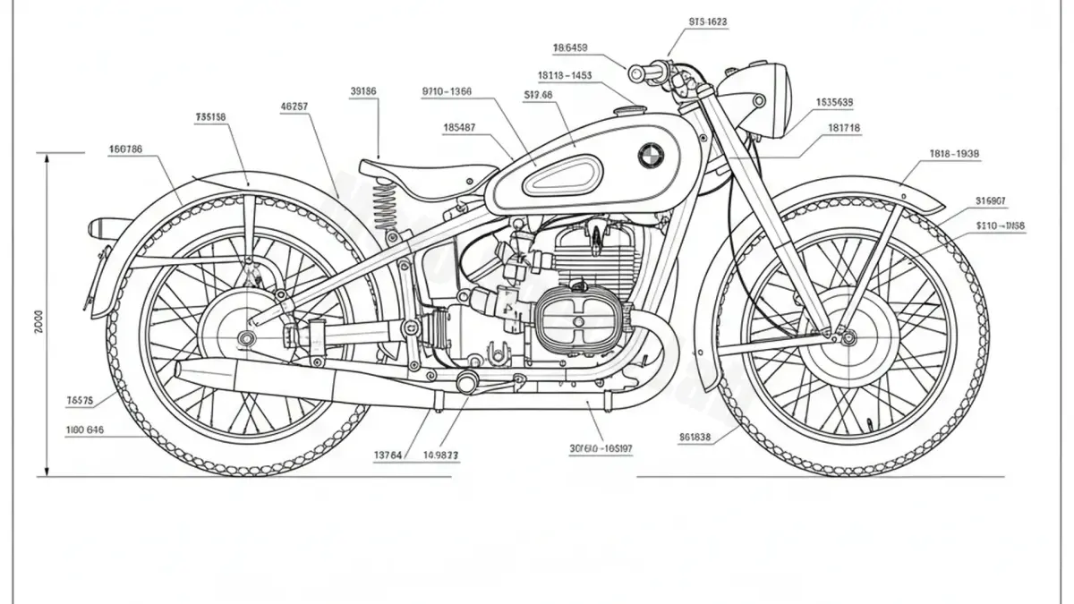 BMW R 51 - 254/1 Technical Review & Maintenance Guide