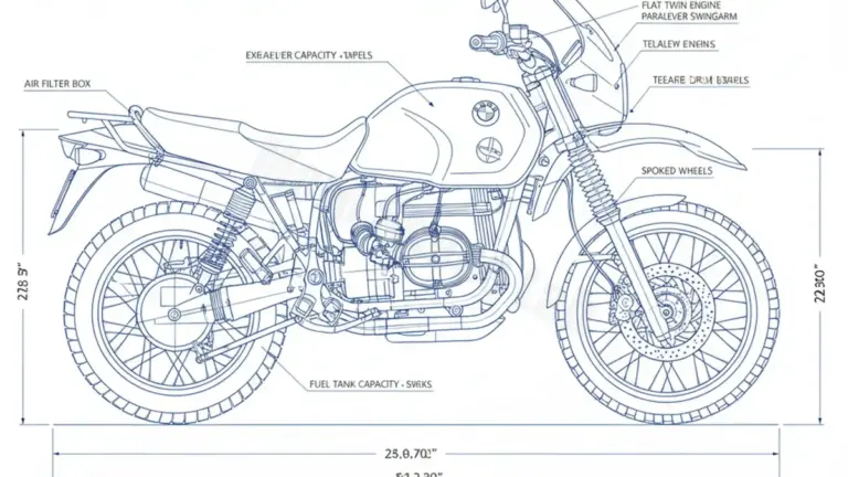 BMW R 80 GS BASIC (LAST EDITION) – 0475 Service Guide: Oil Level & Tire Specs