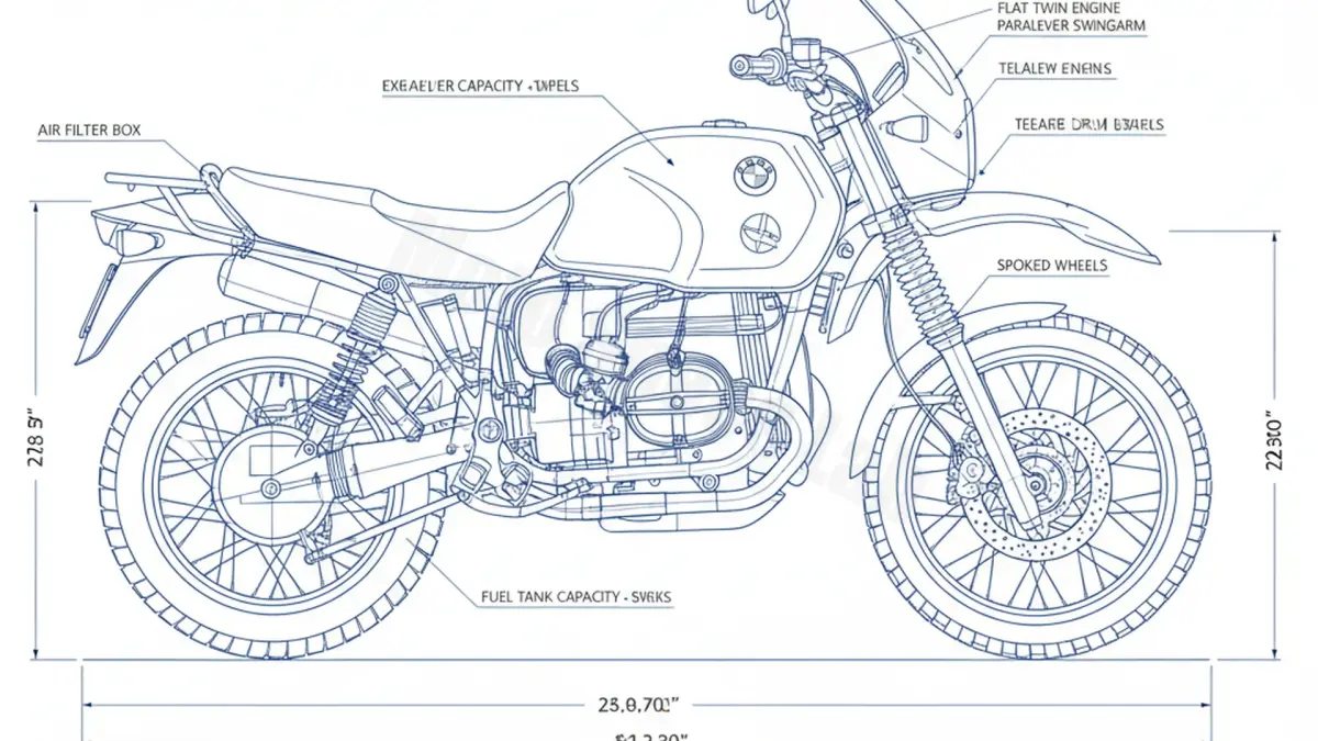 BMW R 80 GS BASIC (LAST EDITION) - 0475 Service Guide: Oil Level & Tire Specs specs