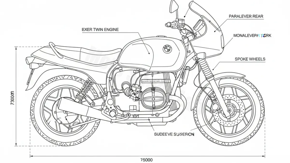 BMW R 80 R - 0453 Specs: Engine Oil, Gap & Tire PSI