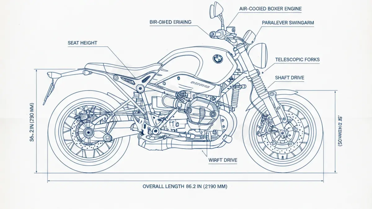 BMW R NINET /5 - RNINET/5 (2019 – 2020) Data: Oil Capacity & Rim Specs specs
