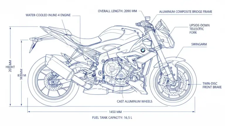BMW S 1000 R – 0P31 Specs: Engine Oil, Gap & Tire PSI