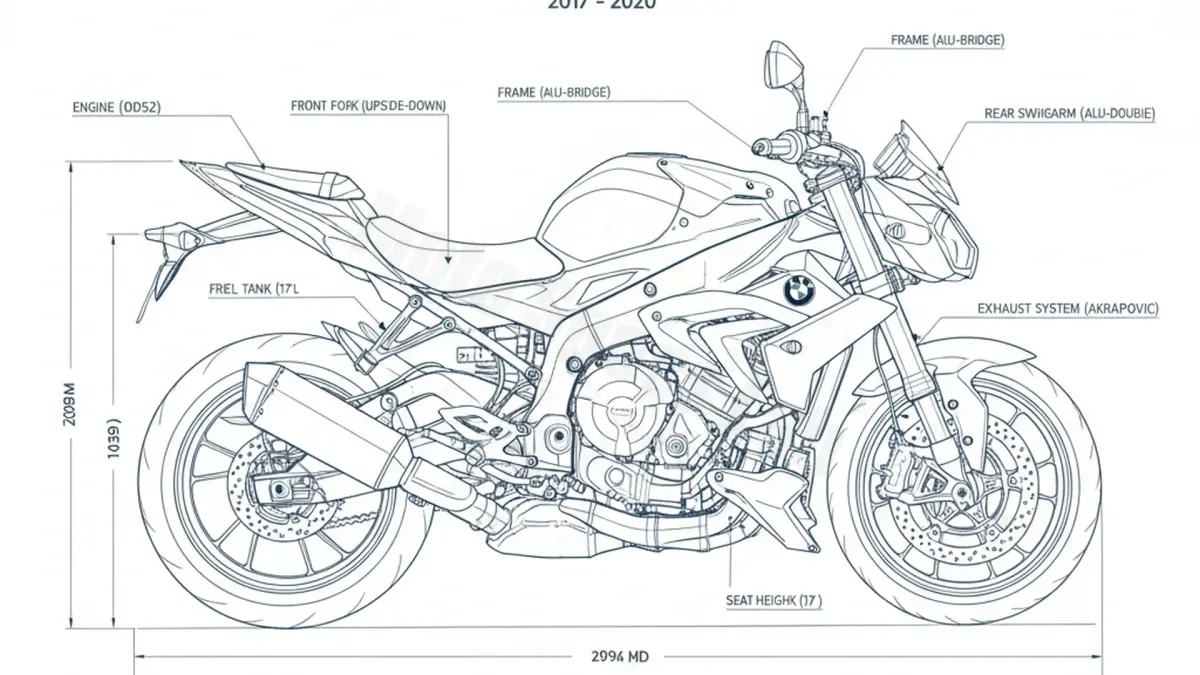 BMW S 1000 R (EURO 4) - 0D52 Service Data: Oil, Battery & Specs