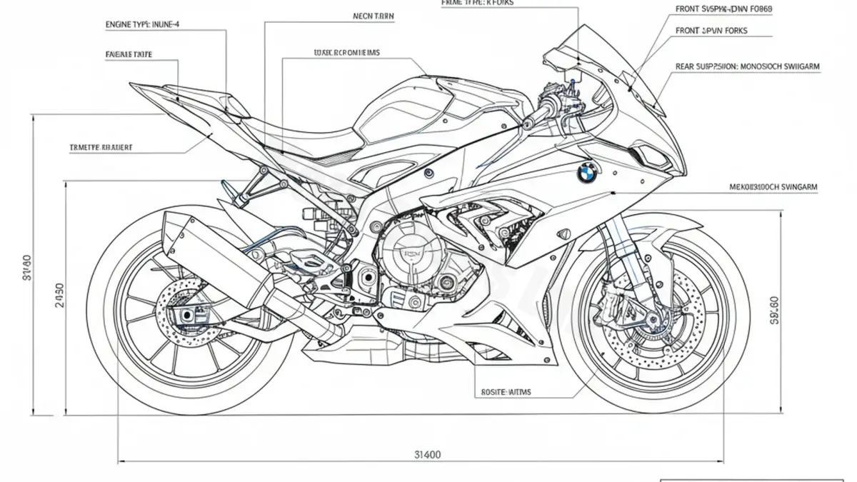 Oil & Tires: BMW S 1000 RR (EURO 4) - 0D50 Technical Specifications specs