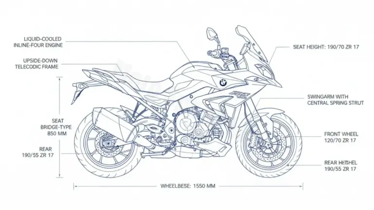 BMW S 1000 XR – 0E41/23 (2019 – Present) Data: Oil Capacity & Rim Specs