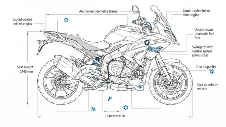 BMW S 1000 XR (EURO 4) – 0D03/2X10 (2017-2019) Factory Oil & Tire Pressure Data
