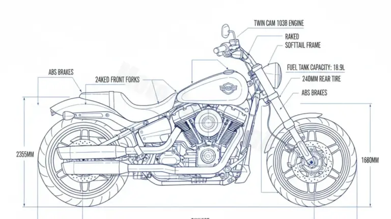 Oil & Tires: Harley-Davidson BREAKOUT (EURO 4) – FXSB/17 Technical Specifications