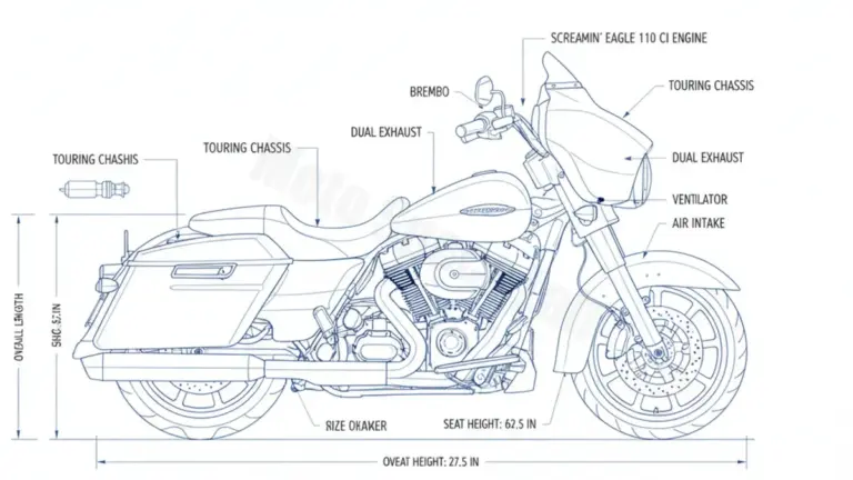 Oil & Tires: Harley-Davidson CVO SCREAMIN’ EAGLE STREET GLIDE – FLHXSE/2/3 Technical Specifications