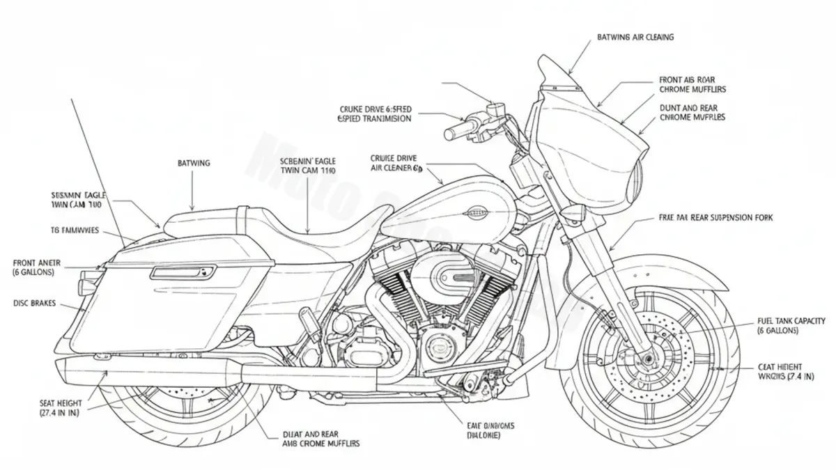 Harley-Davidson CVO STREET GLIDE - FLHXSE Service Data: Oil, Battery & Specs specs