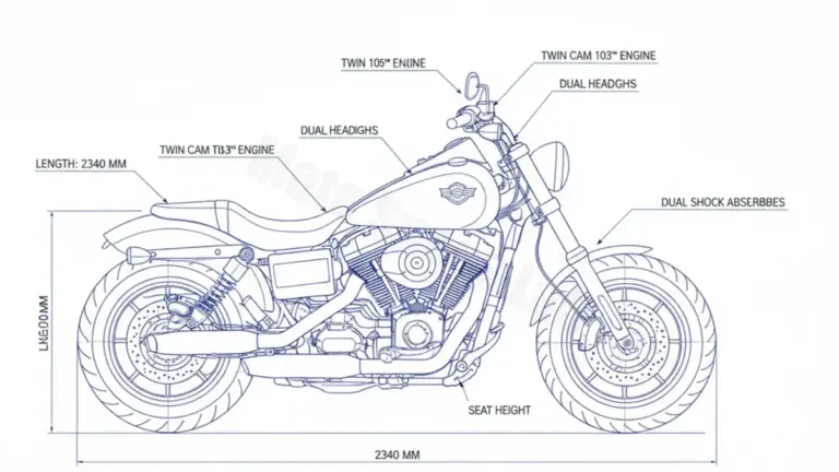 Harley-Davidson DYNA FAT BOB – FXDF/13 Service Guide: Oil Level & Tire Specs