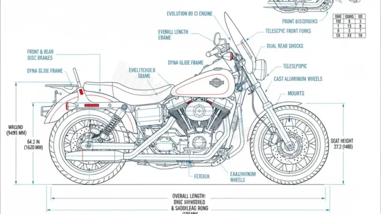 Harley-Davidson DYNA GLIDE CONVERTIBLE – FXDS-CON Full Specifications & Ownership Data