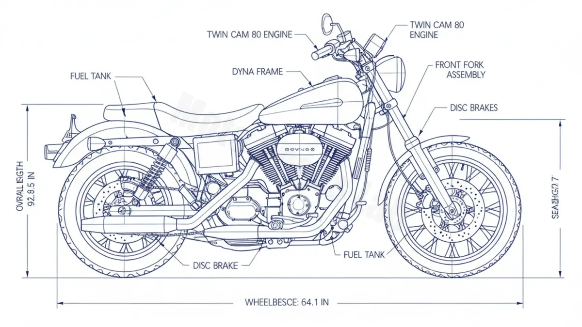 Harley-Davidson Dyna Glide Daytona - FXDB-D Technical Review & Maintenance Guide