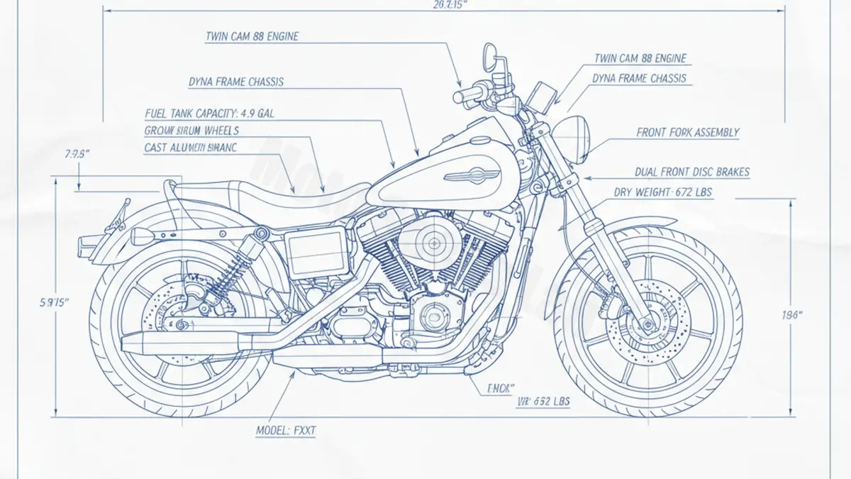 Harley-Davidson DYNA SUPER GLIDE T-SPORT - FXDXT Maintenance: Recommended Oil & Tires specs