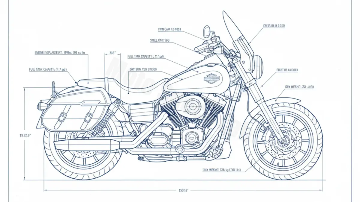 Harley-Davidson DYNA SWITCHBACK - FLD Specs: Oil Capacity & Tire Pressure specs