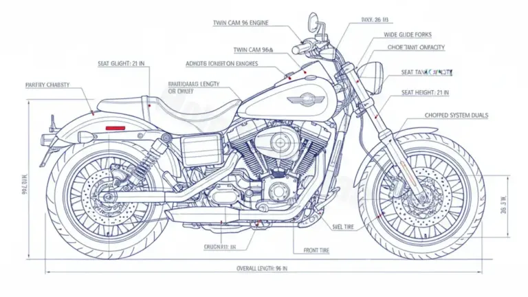 Harley-Davidson DYNA WIDE GLIDE – FXDWG/07 Tire Pressure, Oil Type & Fluid Specs