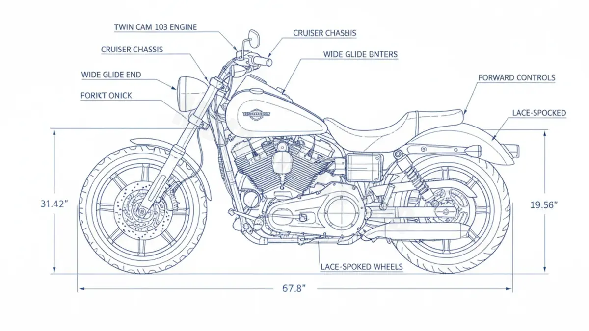 Harley-Davidson DYNA WIDE GLIDE - FXDWG/13 Technical Review & Maintenance Guide specs