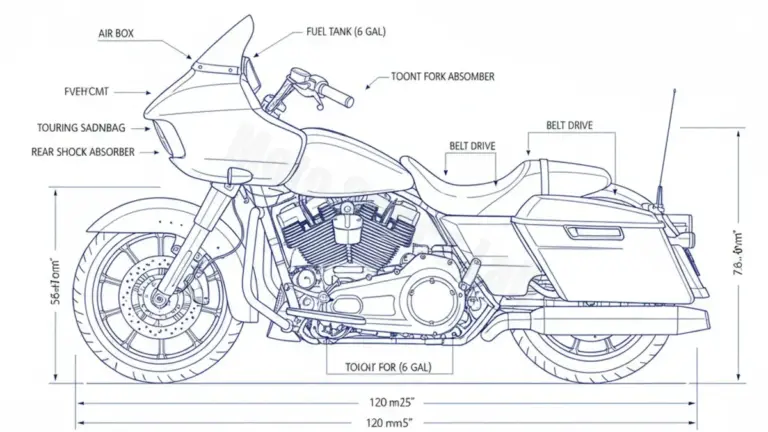 Harley-Davidson ELECTRA-GLIDE STANDARD (107 CUI) – FLHT/20 Tire Pressure, Oil Type & Fluid Specs