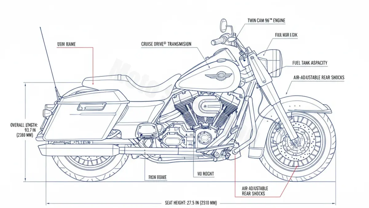 Harley-Davidson ELECTRA-GLIDE STANDARD - FLHT/07 Full Specifications & Ownership Data