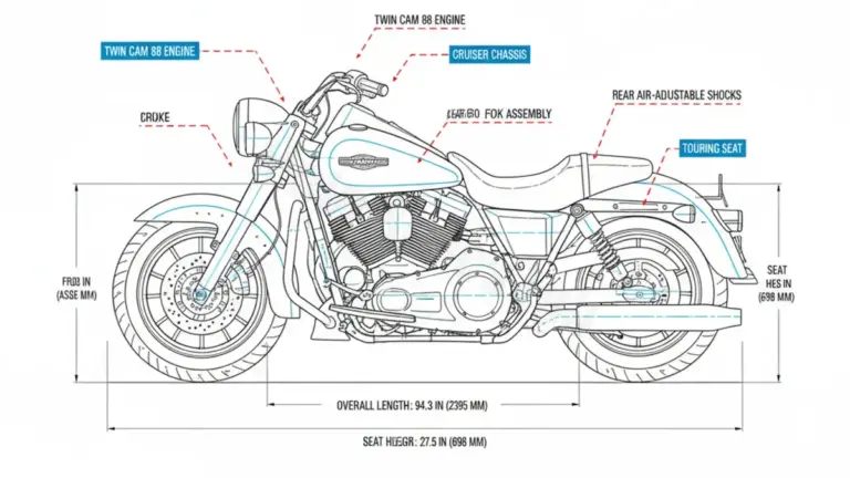 Harley-Davidson ELECTRA-GLIDE STANDARD – FLHTI Service Data: Oil, Battery & Specs