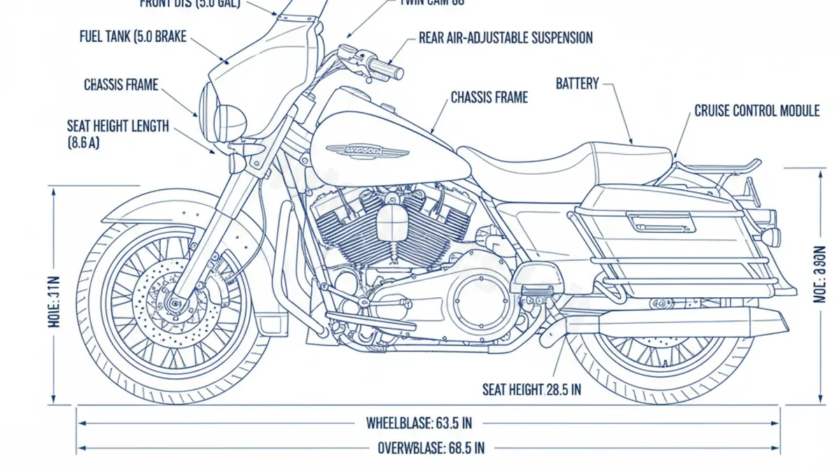 Harley-Davidson ELECTRA-GLIDE ULTRA CLASSIC - FLHTCU Full Specifications & Ownership Data specs