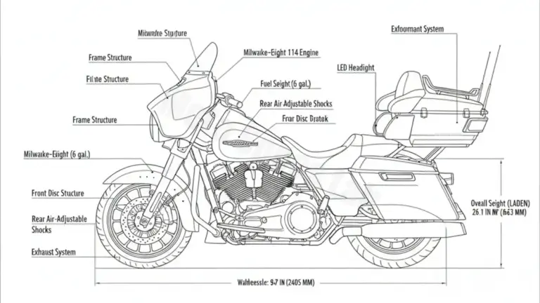 Harley-Davidson ELECTRA-GLIDE ULTRA LIMITED/LOW (114CUI) – FLHTK/L/19 Service Guide: Oil Level & Tire Specs