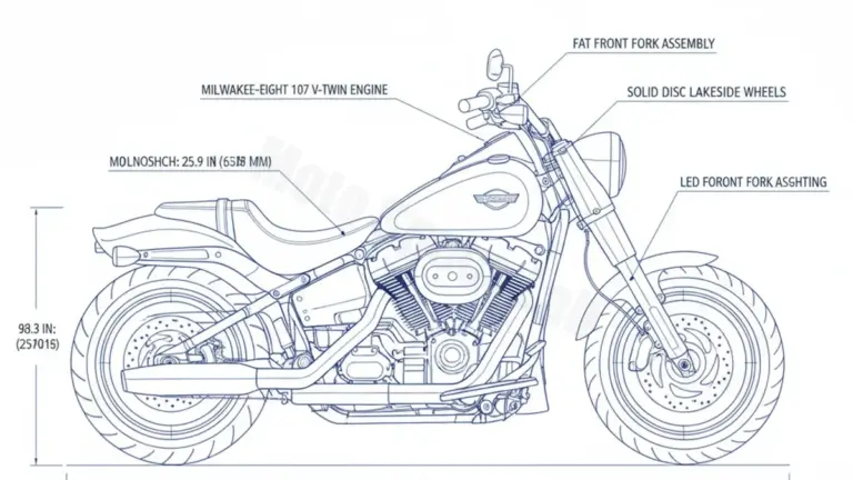 Harley-Davidson FAT BOY (107 CUI) – FLFB (2018-2020) Factory Oil & Tire Pressure Data