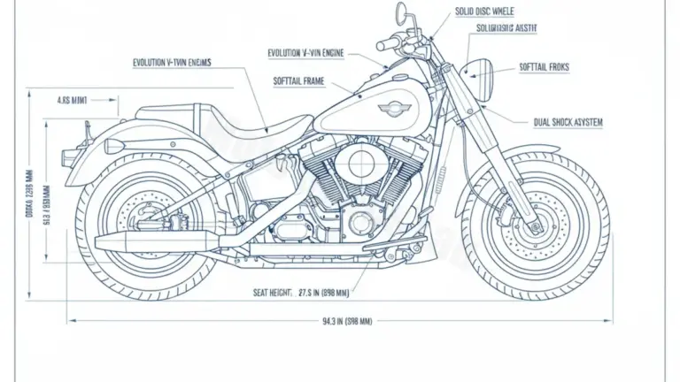 Harley-Davidson FAT BOY (EVOLUTION) – FLSTF Maintenance Schedule & Torque Settings