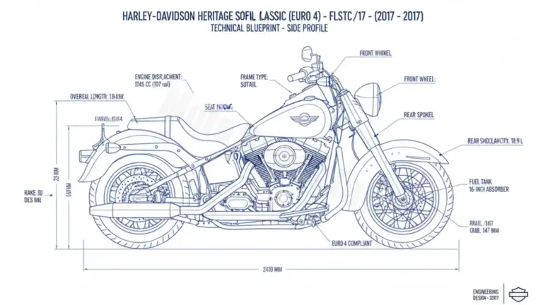 Harley-Davidson HERITAGE SOFTAIL CLASSIC (EURO 4) – FLSTC/17 Maintenance: Recommended Oil & Tires