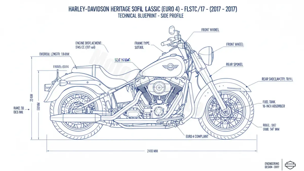 Harley-Davidson HERITAGE SOFTAIL CLASSIC (EURO 4) - FLSTC/17 Maintenance: Recommended Oil & Tires