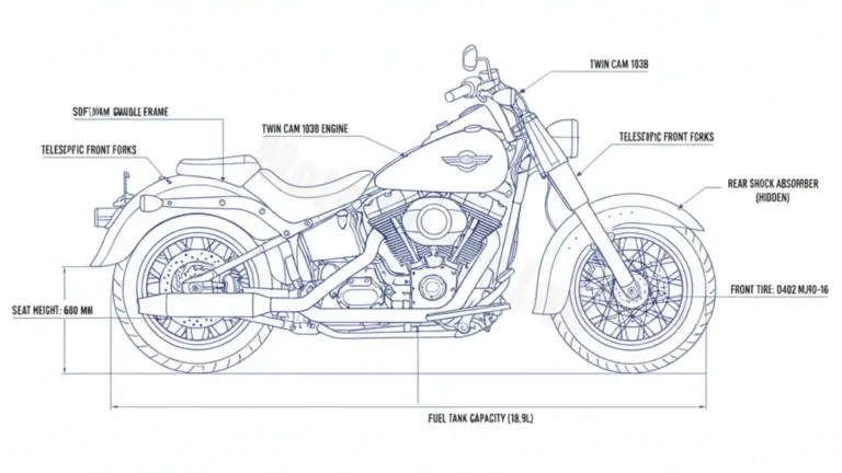 Harley-Davidson HERITAGE SOFTAIL CLASSIC – FLSTC/12 Workshop Data: Fluids, Plugs & Tires