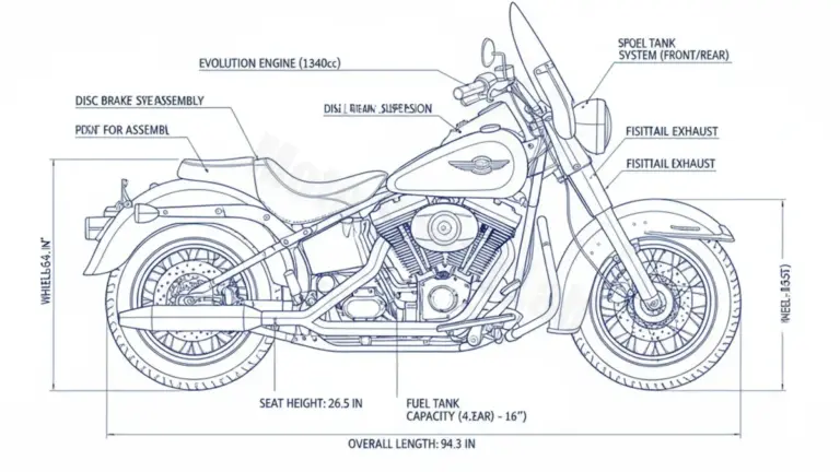 Harley-Davidson HERITAGE SOFTAIL CLASSIC – FLSTC Specs: Oil Capacity & Tire Pressure
