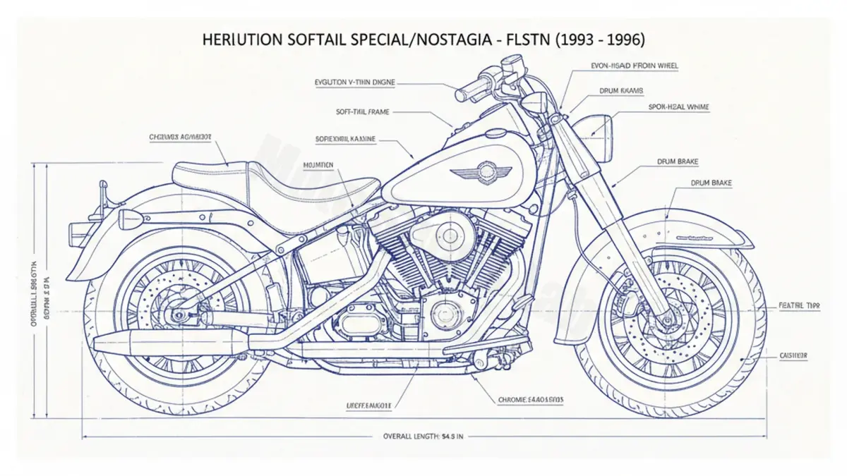 Harley-Davidson HERITAGE SOFTAIL SPECIAL/NOSTALGIA - FLSTN Maintenance: Recommended Oil & Tires specs