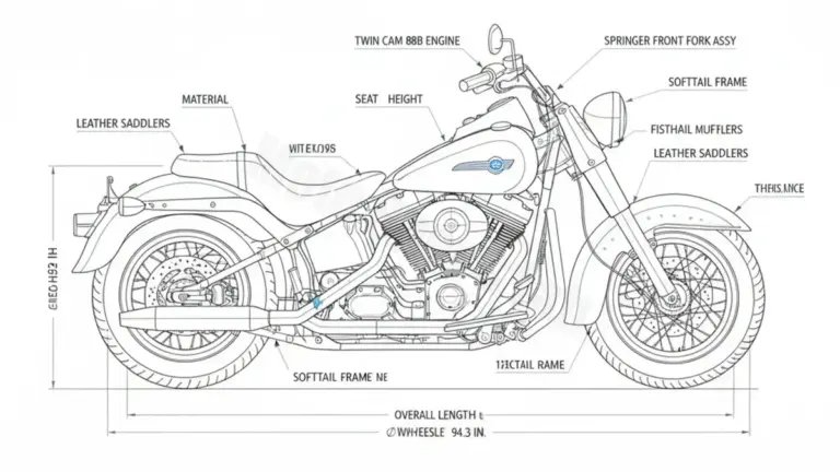 Harley-Davidson HERITAGE SPRINGER – FLSTS/00 Service Data: Oil, Battery & Specs