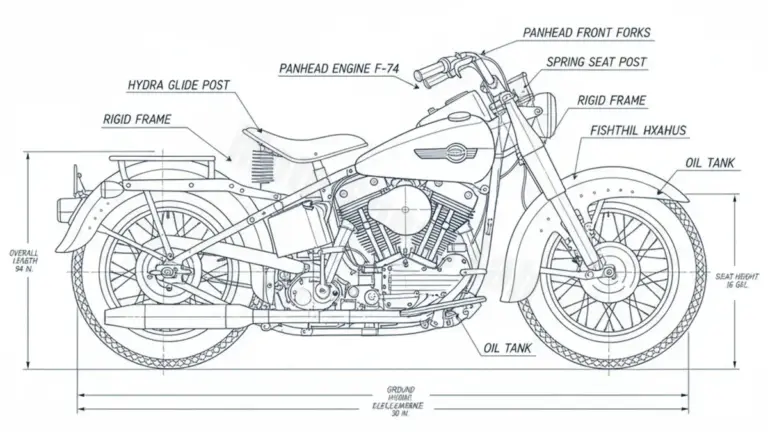 Harley-Davidson HYDRA GLIDE (PANHEAD) – F-74 Maintenance: Recommended Oil & Tires