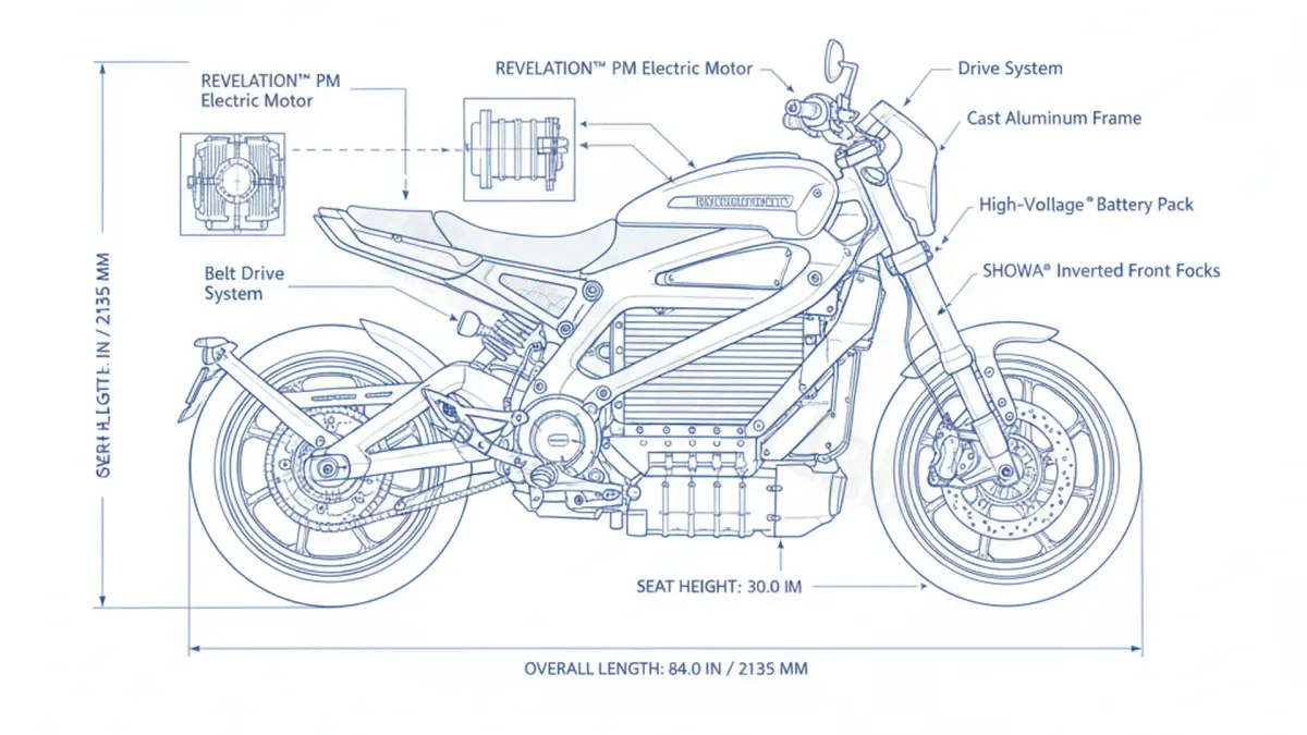 Harley-Davidson LIVEWIRE ONE - ELW Maintenance: Recommended Oil & Tires specs