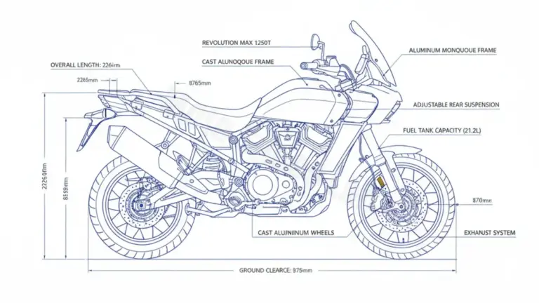 Oil & Tires: Harley-Davidson Pan America 1250 ST – RA1250ST Technical Specifications