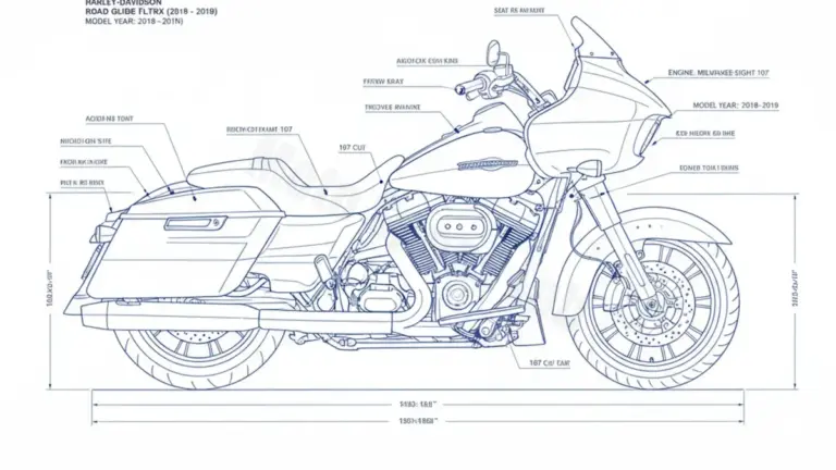 Harley-Davidson ROAD GLIDE (107 CUI) – FLTRX Tire Pressure, Oil Type & Fluid Specs