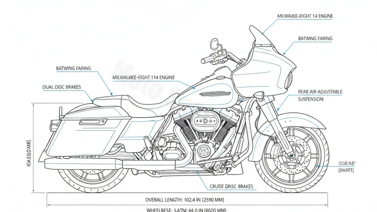 Harley-Davidson ROAD GLIDE LIMITED - FLTRK Maintenance Schedule & Torque Settings