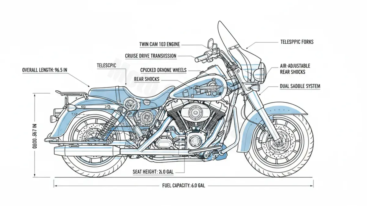 Harley-Davidson ROAD KING CLASSIC - FLHRC/14 Full Specifications & Ownership Data specs