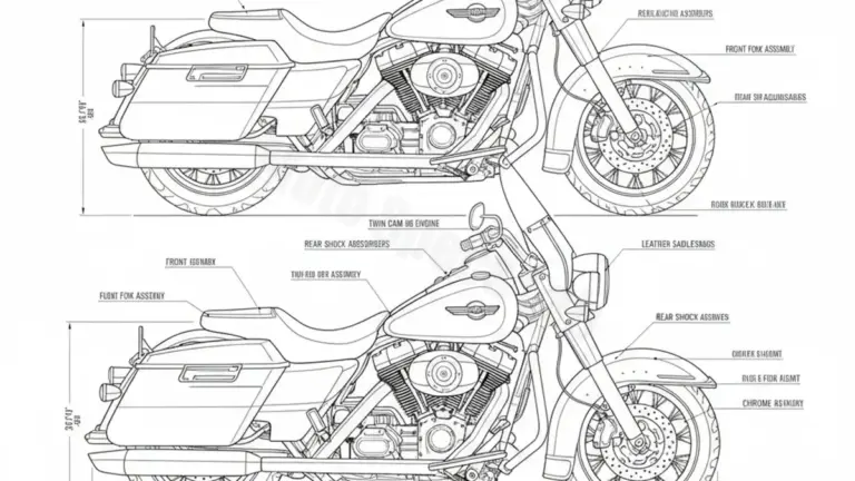 Harley-Davidson ROAD KING CLASSIC (TWIN CAM) – FLHRCI (1999–2016) Factory Oil & Tire Pressure Data