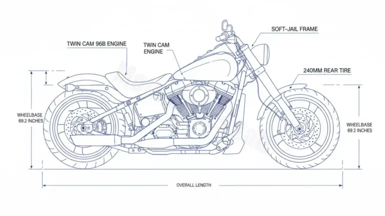 Harley-Davidson ROCKER – FXCW (2008-2009) Data: Oil Capacity & Rim Specs