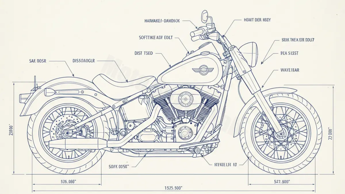 Oil & Tires: Harley-Davidson SOFTAIL DELUXE - FLSTN/17 Technical Specifications