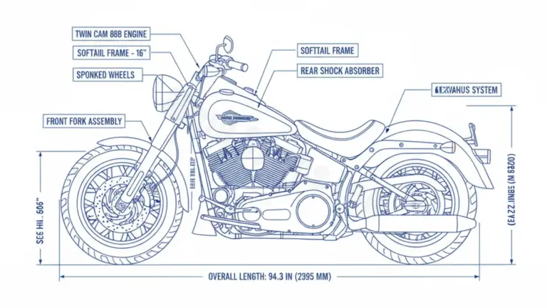 Harley-Davidson SOFTAIL DELUXE – FLSTNI Service Guide: Oil Level & Tire Specs