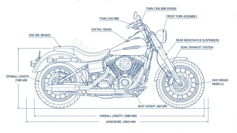 Harley-Davidson SOFTAIL DEUCE – FXSTD Specs: Engine Oil, Gap & Tire PSI