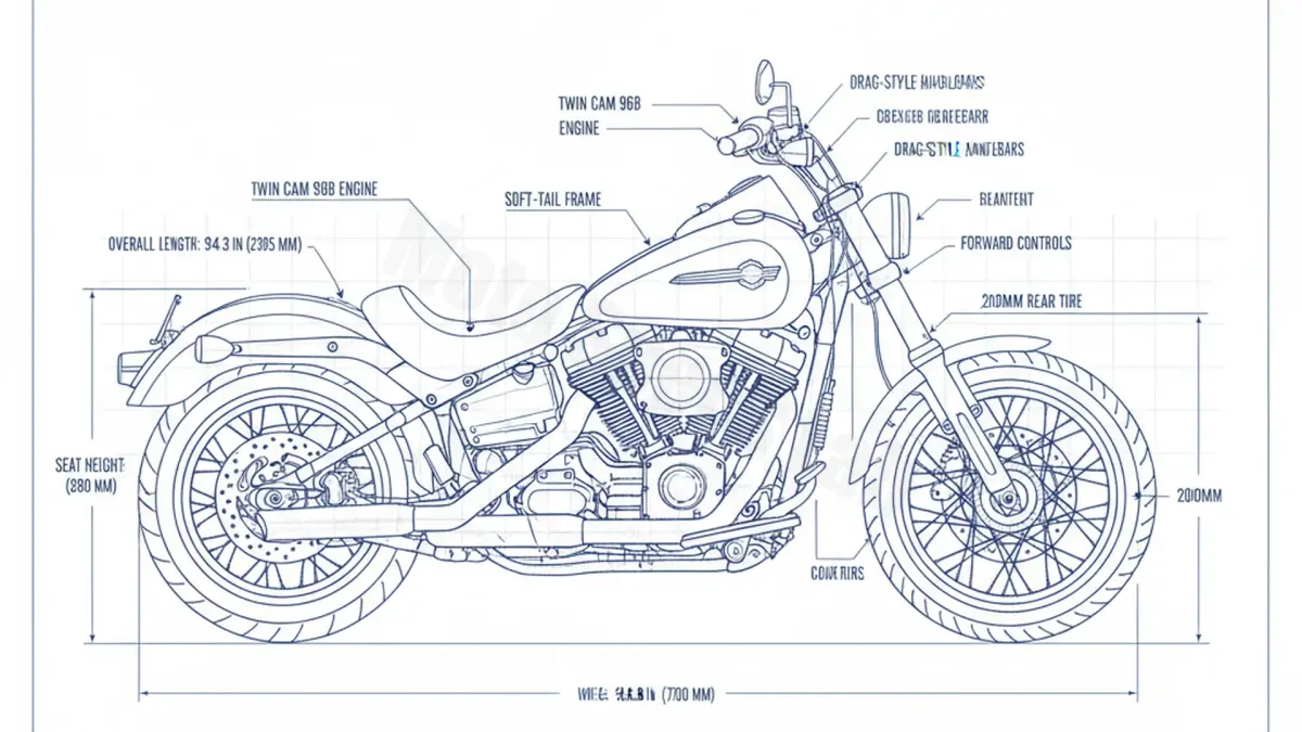 Harley-Davidson SOFTAIL NIGHT TRAIN - FXSTB/07 Service Data: Oil, Battery & Specs specs
