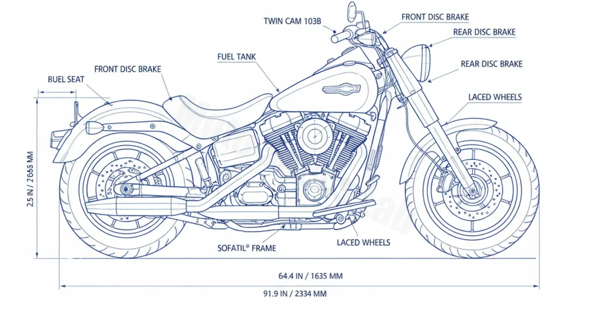 Harley-Davidson SOFTAIL SLIM - FLS Maintenance: Recommended Oil & Tires